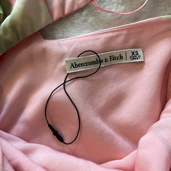 Abercombie & Fitch Julia Slip Tie-Back Maxi Dress in Light Pink NEW w/out tags - Picture 10 of 12